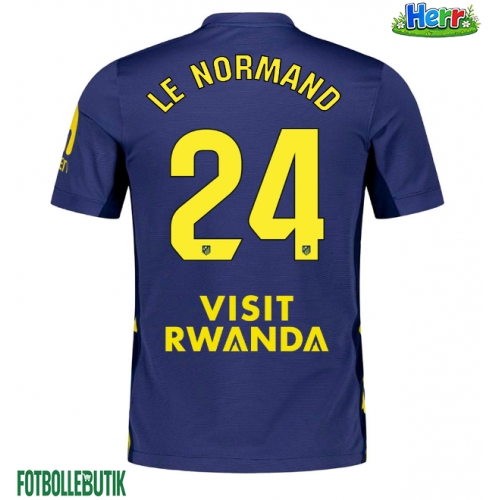 Atletico Madrid Robin Le Normand #24 Bortatröja 2025-26 Kortärmad